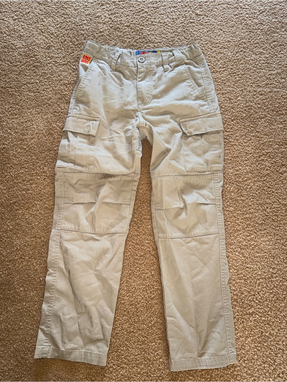 Zumiez Kids Beige Cargo Jeans